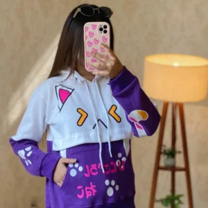 Purple hoodies
