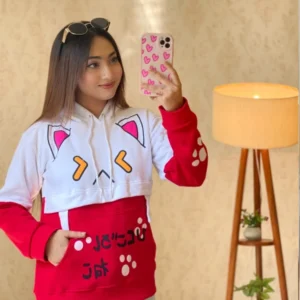Red Pink hoodies